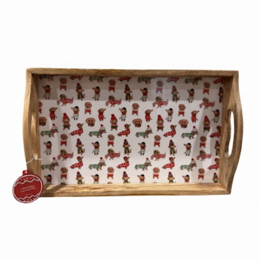 Dachshund Christmas Serving Tray *Large size*